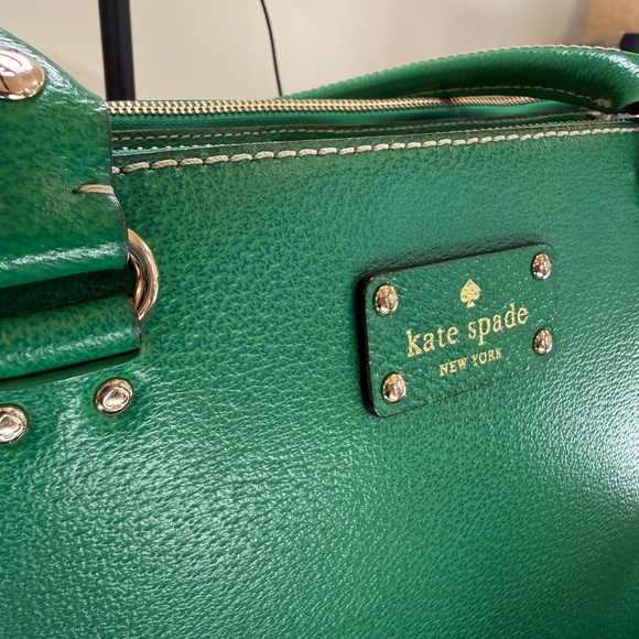 Kate Spade Wellesley Quinn Kelly Green Tote - Picture 10 of 14